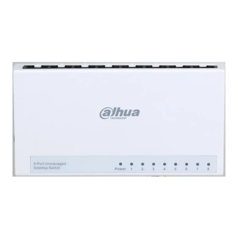 Неуправляемый Коммутатор DAHUA PFS3008-8ET-L 8-Port 10/100Mbps DH-PFS3008-8ET-L Цвет:белый Неуправляемый Коммутатор DAHUA PFS3008-8ET-L 8-Port 10/100Mbps DH-PFS3008-8ET-L Цвет:белый