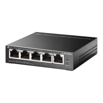 PoE Switch TP-Link TL-SG105MPE 5-Port Gigabit Easy Smart 4x PoE+ TL-SG105MPE Color:black PoE Switch TP-Link TL-SG105MPE 5-Port Gigabit Easy Smart 4x PoE+ TL-SG105MPE Color:black