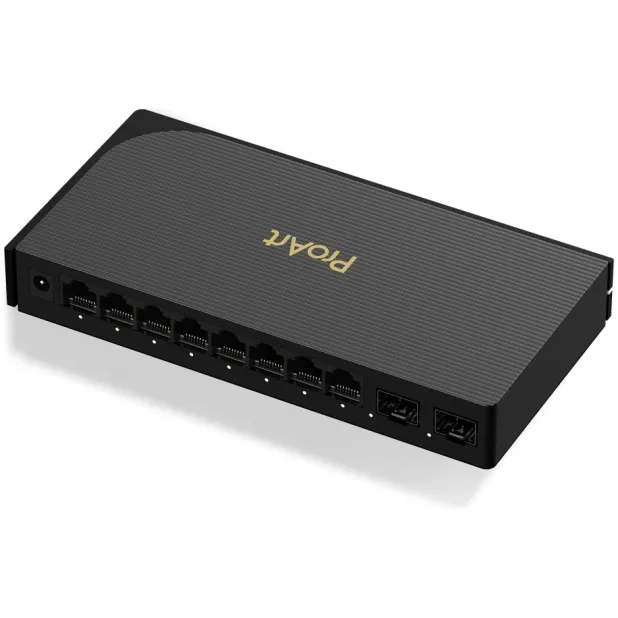 Неуправляемый Коммутатор Asus ProArt Switch PQG-U1080 8x 2.5G 2x 10G SFP+ 90IG0AF0-MO9B00 Цвет:чёрный