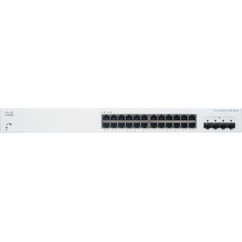 Managed switch Cisco CB220 24P Port 1GB+4XSFP CBS220-24T-4G-EU Color:white Managed switch Cisco CB220 24P Port 1GB+4XSFP CBS220-24T-4G-EU Color:white
