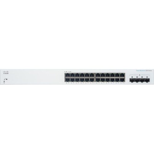 Managed switch Cisco CB220 24P Port 1GB+4XSFP CBS220-24T-4G-EU Color:white