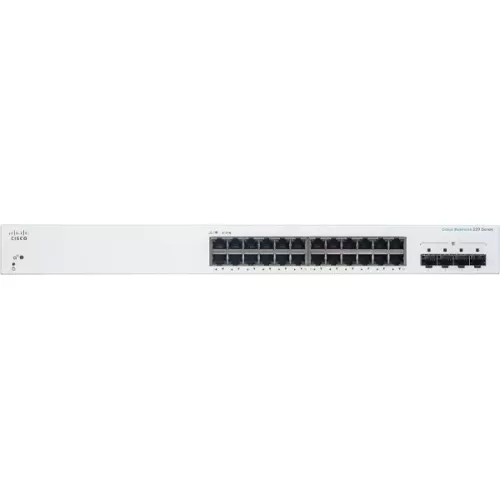 Managed switch Cisco CB220 24P Port 1GB+4XSFP CBS220-24T-4G-EU Color:white