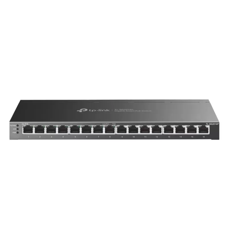 מתג TP-Link L-SG2016P GIGA 8POE + 8POE+ 120W מתכת SG2016P