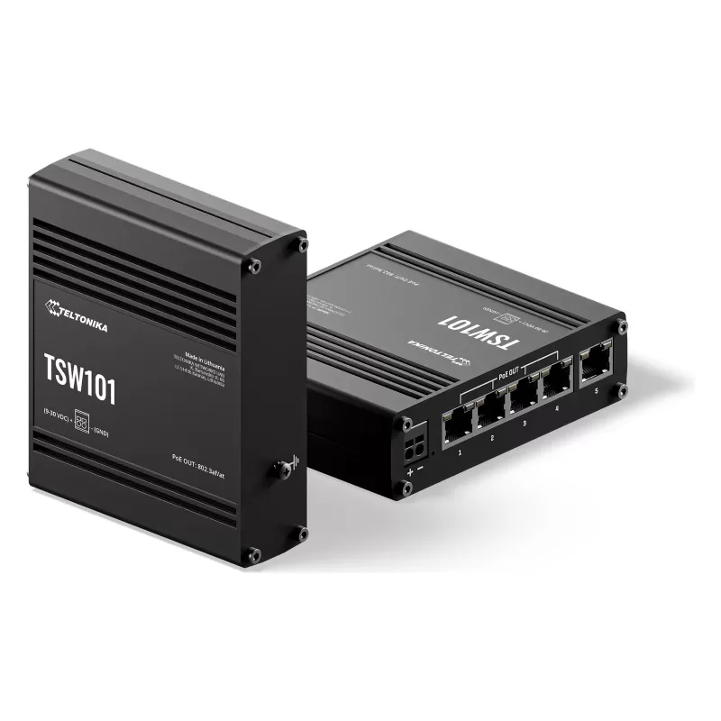 מתג Teltonika TSW101 POE+ TSW101 מתג Teltonika TSW101 POE+ TSW101