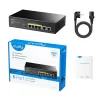 מתג CUDY FS1006P 6-Port Switch FS1006P-IL