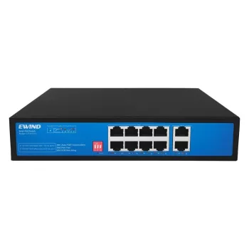 מתג Ewind S1810CG 8-Port Gigabit PoE Switch 2x GE Uplink S1810CG