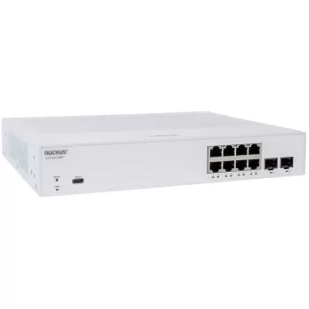 מתג PoE מנוהל Ruckus ICX8100-C08PF צבע לבן