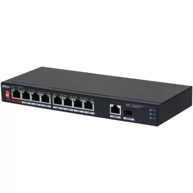 Switch PoE DAHUA PFS3110-8ET1GT1GF-96 DH-PFS3110-8ET1GT1GF-96 Color:black Switch PoE DAHUA PFS3110-8ET1GT1GF-96 DH-PFS3110-8ET1GT1GF-96 Color:black