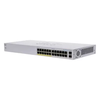 מתג PoE Cisco CBS110-24PP-EU 24-Port Gigabit Unmanaged CBS110-24PP-EU צבע לבן מתג PoE Cisco CBS110-24PP-EU 24-Port Gigabit Unmanaged CBS110-24PP-EU צבע לבן