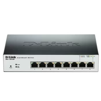 מתג מנוהל WEB עם 8 פורטים PoE D-Link DGS-1100-08P/B1A/O