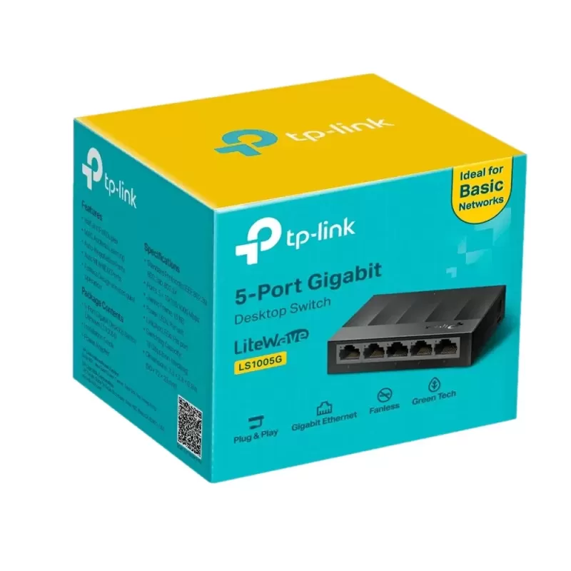 Коммутатор 1000Mbps TP-Link LS1005G Цвет:чёрный
