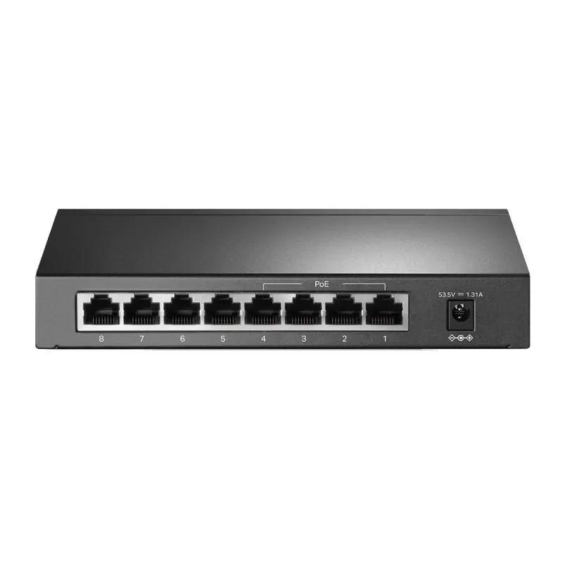 מתג TP-Link TL-SG1008P 8-Port Gigabit Switch SG1008P צבע לבן - כתום