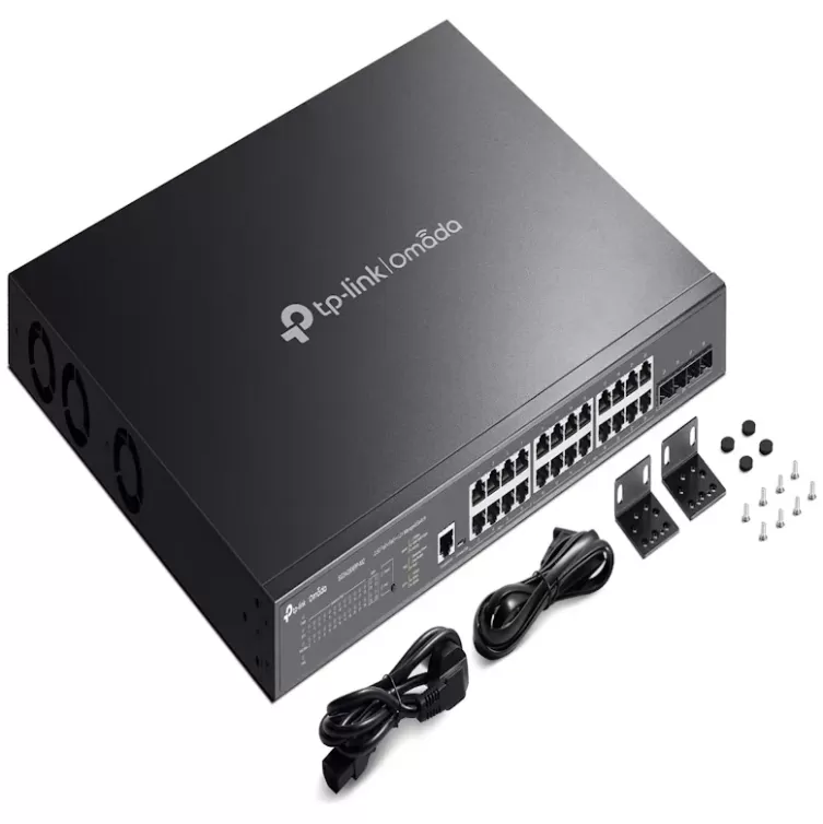 Коммутатор PoE Omada SG3428XPP-M2 24-Port 2.5G L2+ 8x PoE++ 16x PoE+ 4x 10G SFP+ SG3428XPP-M2 Цвет:чёрный
