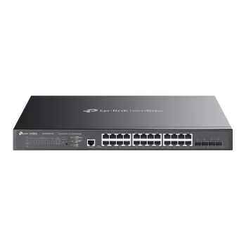 מתג PoE מנוהל Omada SG3428XPP-M2 24-Port 2.5G L2+ 8x PoE++ 16x PoE+ 4x 10G SFP+ SG3428XPP-M2 צבע שחור