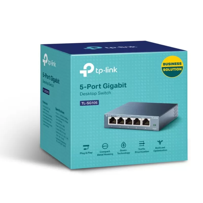 מתג TP-Link TL-SG105 5-Port Gigabit Switch TL-SG105