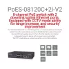 מתג 8+2-Port 10/100Mbps PoE Provison PoES-08120C+2 POES-08120C+2I מתג 8+2-Port 10/100Mbps PoE Provison PoES-08120C+2 POES-08120C+2I
