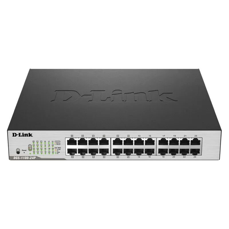 מתג מנוהל WEB עם 24 פורטים D-Link DGS-1100-24P/B2A
