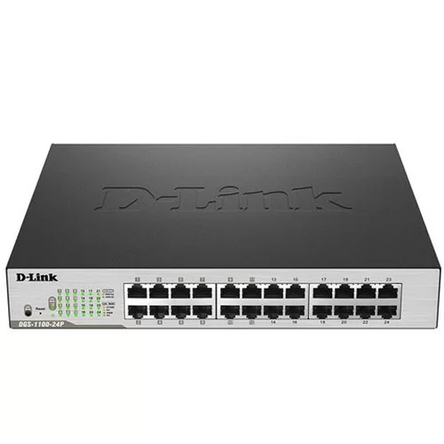 מתג מנוהל WEB עם 24 פורטים D-Link DGS-1100-24P/B2A