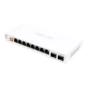 מתג Asus QG-U1080 8-Port 2.5G + 2-Port 10G SFP+ 90IG0A00-MO3B00