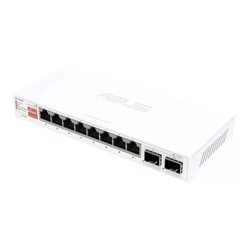 מתג Asus QG-U1080 8-Port 2.5G + 2-Port 10G SFP+ 90IG0A00-MO3B00