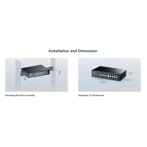 Коммутатор CUDY GS1016 GS1016-IL Коммутатор CUDY GS1016 GS1016-IL