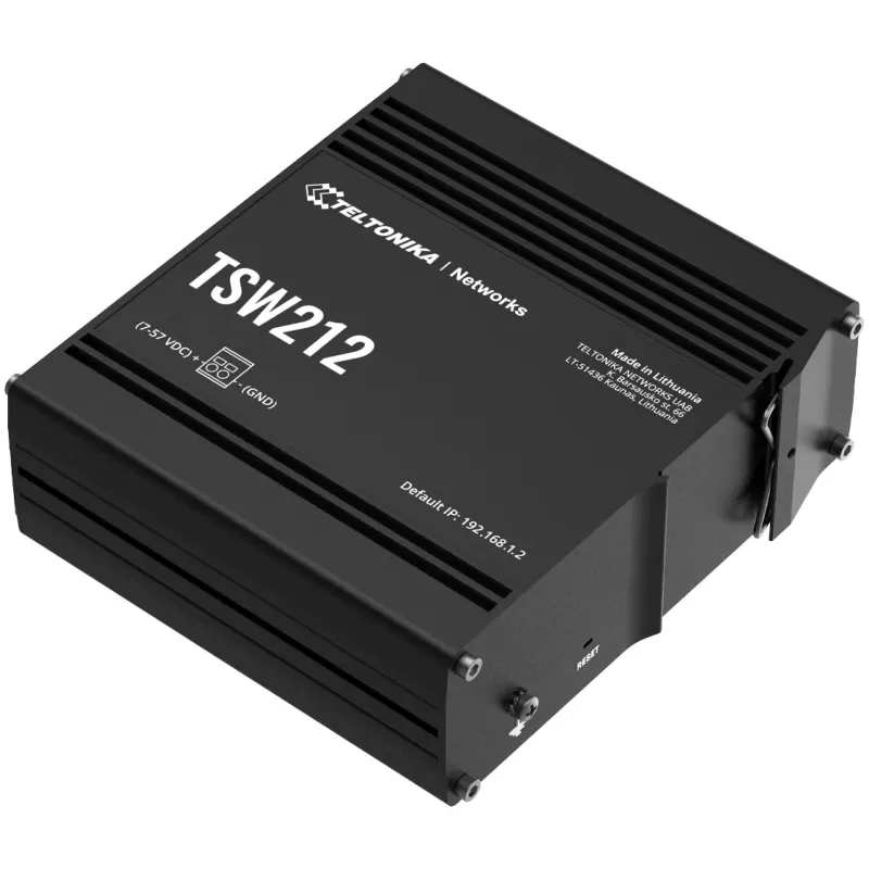 Switch Teltonika TSW212 Color:black
