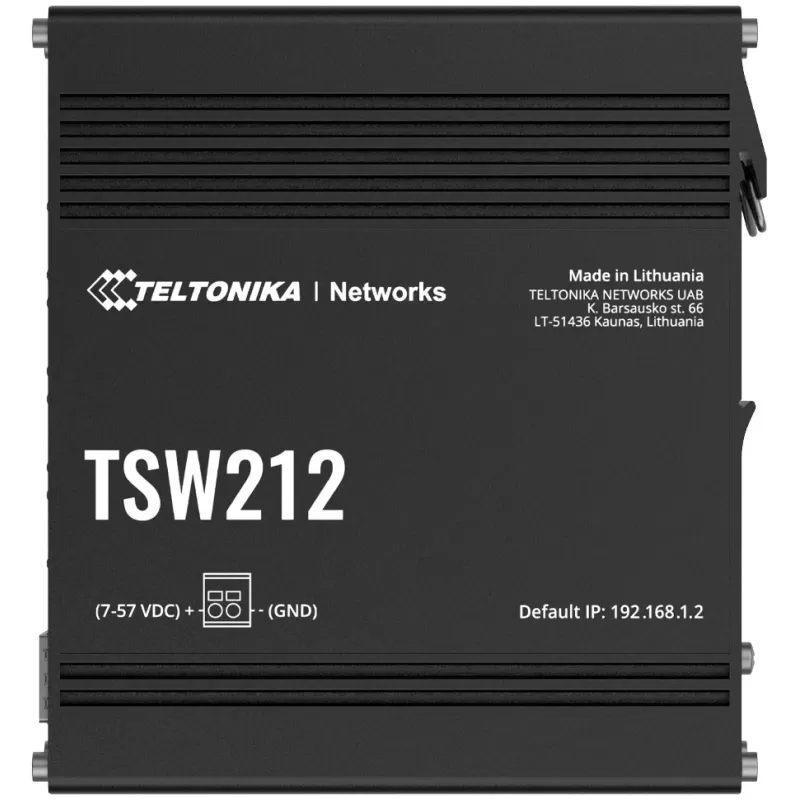Switch Teltonika TSW212 Color:black
