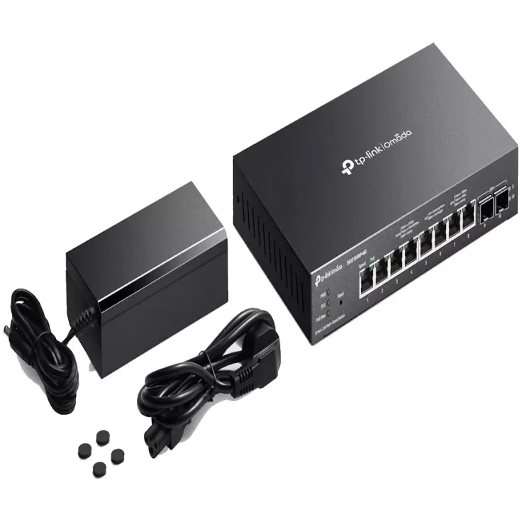 Коммутатор PoE Omada SG2210XMP-M2 8-Port 2.5G 8x PoE+ 2x 10G SFP+ SG2210XMP-M2 Цвет:чёрный Коммутатор PoE Omada SG2210XMP-M2 8-Port 2.5G 8x PoE+ 2x 10G SFP+ SG2210XMP-M2 Цвет:чёрный