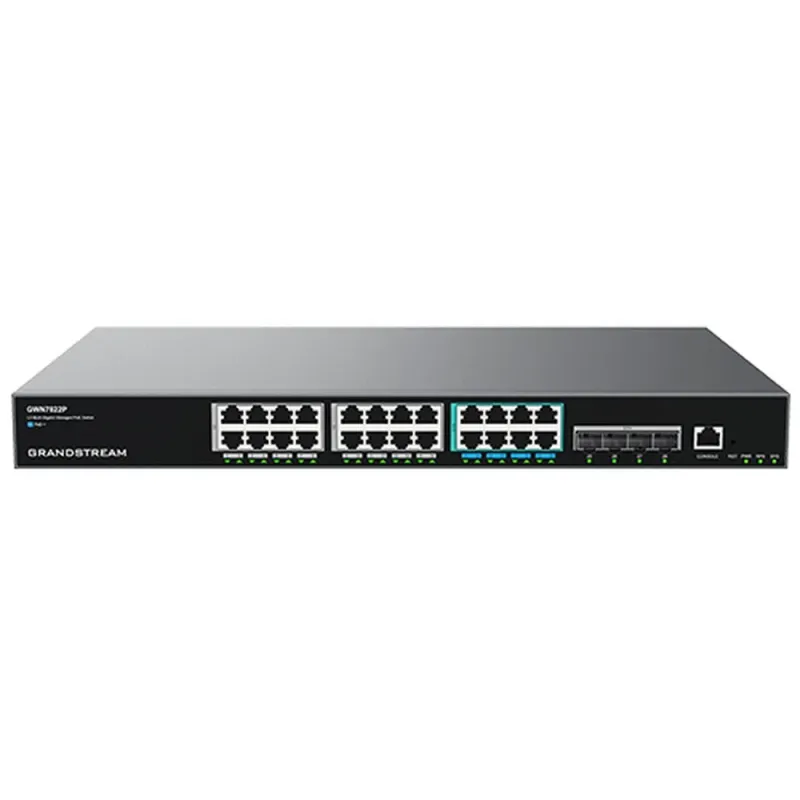 Коммутатор PoE Grandstream GWN7822P Цвет:чёрный