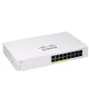 מתג לא מנוהל 16-Port Gigabit PoE Cisco CBS110-16PP-EU צבע לבן מתג לא מנוהל 16-Port Gigabit PoE Cisco CBS110-16PP-EU צבע לבן