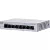 מתג לא מנוהל Cisco 8 PORT 1GB Unmanaged External PSU CBS110-8T-D-EU צבע לבן