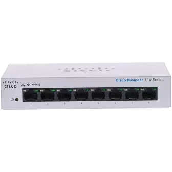 Unmanaged switch Cisco 8 PORT 1GB Unmanaged External PSU CBS110-8T-D-EU