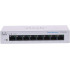 מתג לא מנוהל Cisco 8 PORT 1GB Unmanaged External PSU CBS110-8T-D-EU צבע לבן