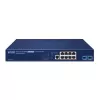 מתג PLANET GS-6320-8P2X L3 8×Gigabit PoE + 2×10G SFP P2X