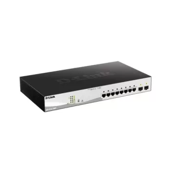 מתג PoE מנוהל עם 8 פורטים D-Link DGS-1210-10MP/F1A