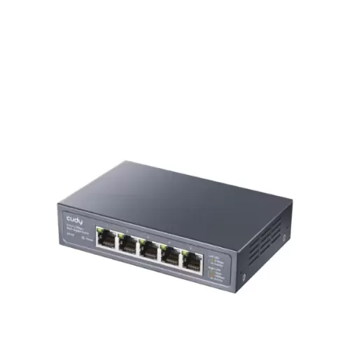 מתג CUDY 5 Port 2.5GB Unmanged Switch HS105 צבע שחור