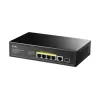 מתג לא מנוהל CUDY GS1005PTS1 5PORT 1GB POE 1XSFP total 120W GS1005PTS1-IL צבע שחור