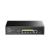מתג לא מנוהל CUDY GS1005PTS1 5PORT 1GB POE 1XSFP total 120W GS1005PTS1-IL צבע שחור