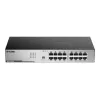 Неуправляемый Коммутатор D-Link 16 PORT Unmanaged 1GB Switch DGS1016D Цвет:чёрный