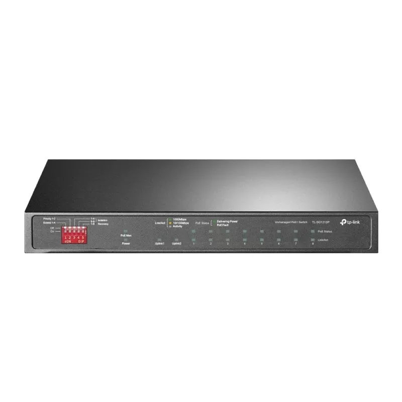 מתג TP-Link SG1210P 8POE+ GIGA SFP SG1210P