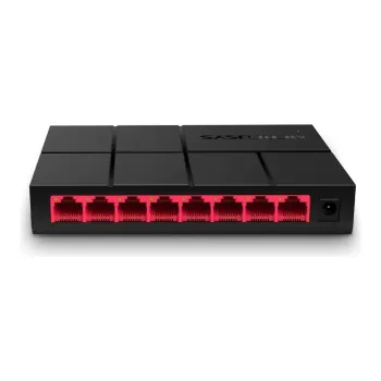 Коммутатор MERCUSYS MS108G 8-Port Gigabit Desktop Switch MS108G Цвет:чёрный