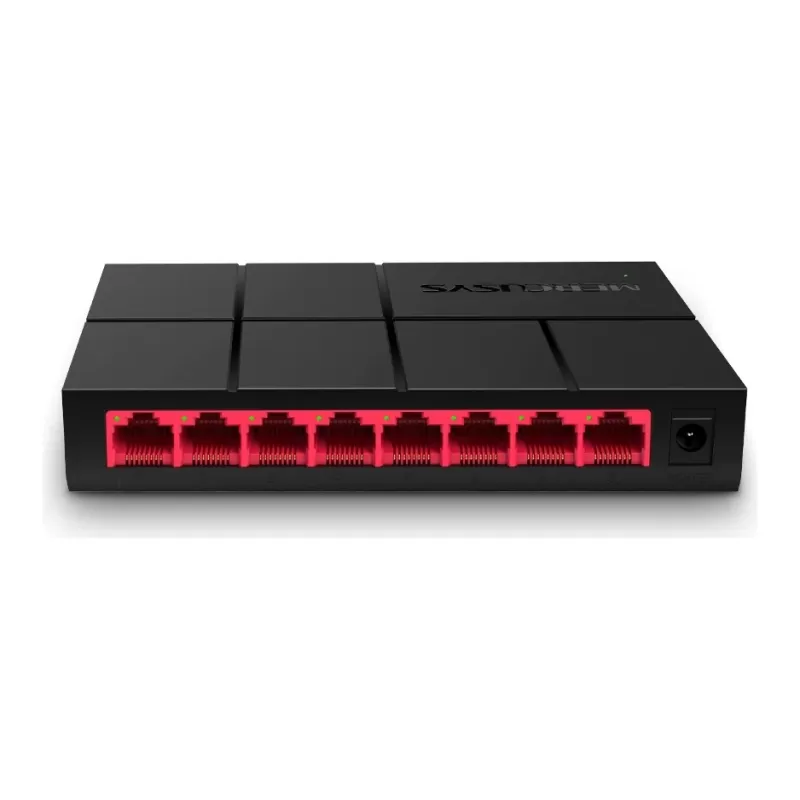 Коммутатор MERCUSYS MS108G 8-Port Gigabit Desktop Switch MS108G Цвет:чёрный