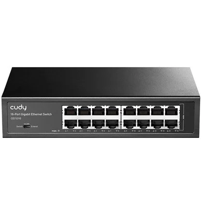 מתג EDIMAX מתג לא מנוהל UCY 16 PORT Gigabit RJ45 SWITCH GS1016 GS-1016
