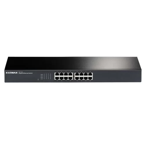 מתג EDIMAX מתג לא מנוהל UCY 16 PORT Gigabit RJ45 SWITCH GS1016 GS-1016