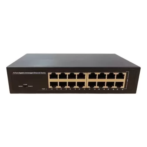 מתג EDIMAX מתג לא מנוהל UCY 16 PORT Gigabit RJ45 SWITCH GS1016 GS-1016