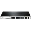 מתג מנוהל WEB עם 24 פורטים PoE D-Link DES-1210-28P/C2A