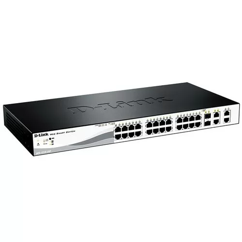 מתג מנוהל WEB עם 24 פורטים PoE D-Link DES-1210-28P/C2A
