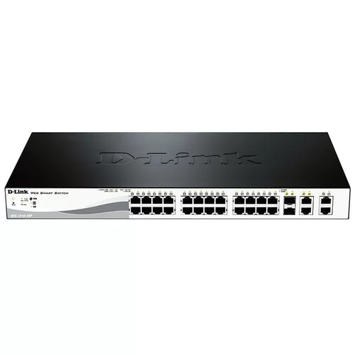 מתג מנוהל WEB עם 24 פורטים PoE D-Link DES-1210-28P/C2A
