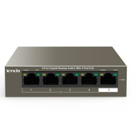 Неуправляемый Коммутатор Tenda 5 Port With 4 PORT POE Gigabit Switch 63W Неуправляемый Коммутатор Tenda 5 Port With 4 PORT POE Gigabit Switch 63W