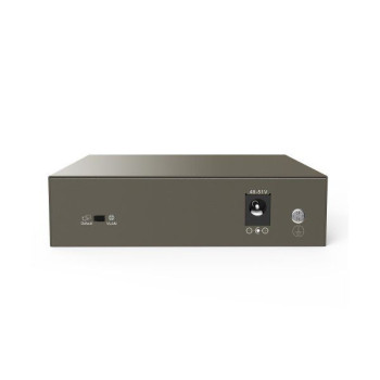 מתג לא מנוהל Tenda 5 Port With 4 PORT POE Gigabit Switch 63W TEG1105P-4-63W צבע